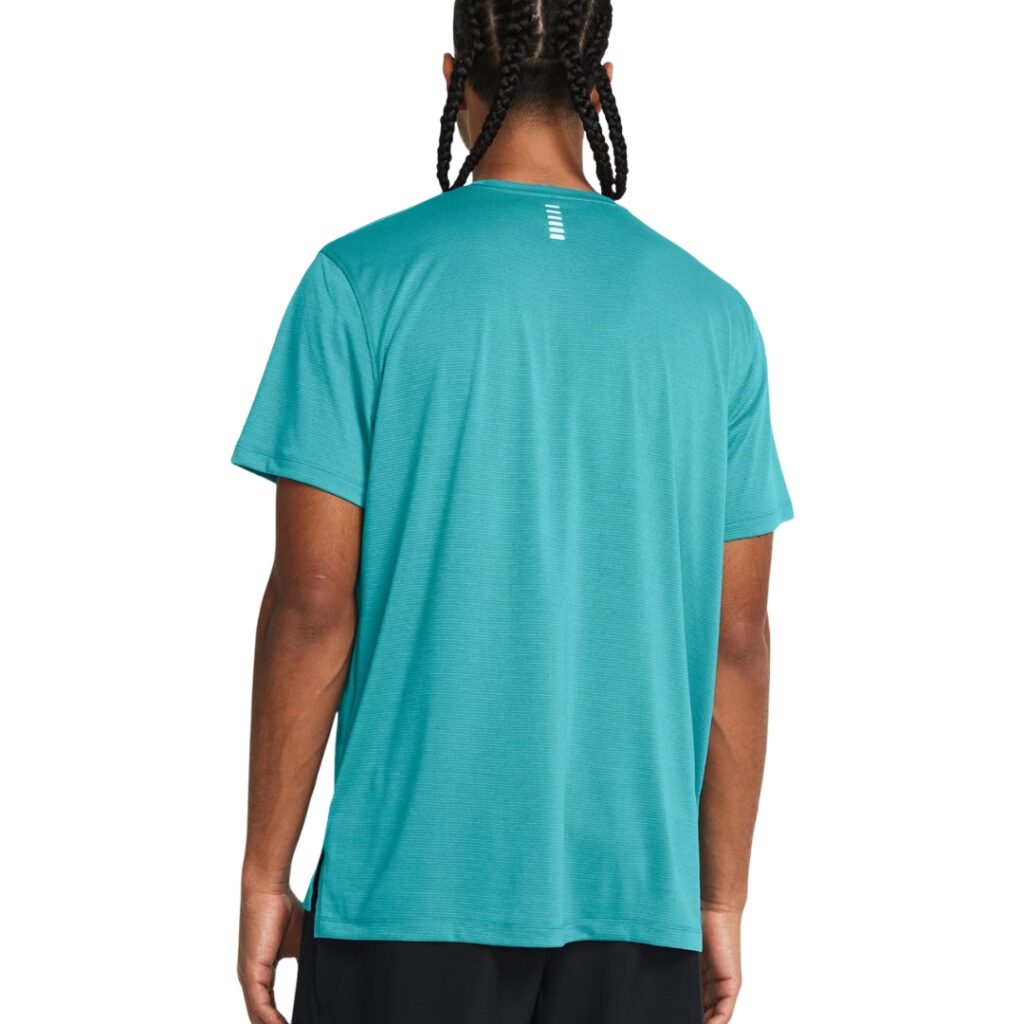 Under Armour Launch T-Shirt - Circuit Teal/White - immagine 2