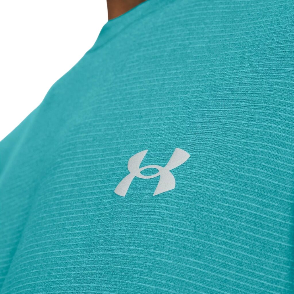 Under Armour Launch T-Shirt - Circuit Teal/White - immagine 3