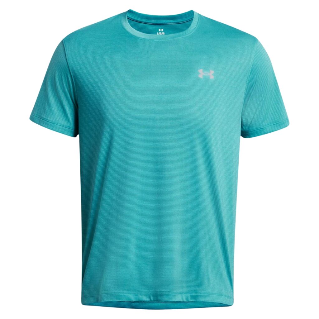 Under Armour Launch T-Shirt - Circuit Teal/White - immagine 4