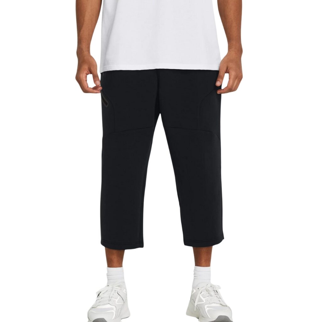 Under Armour Unstoppable Fleece Baggy Crop - Black