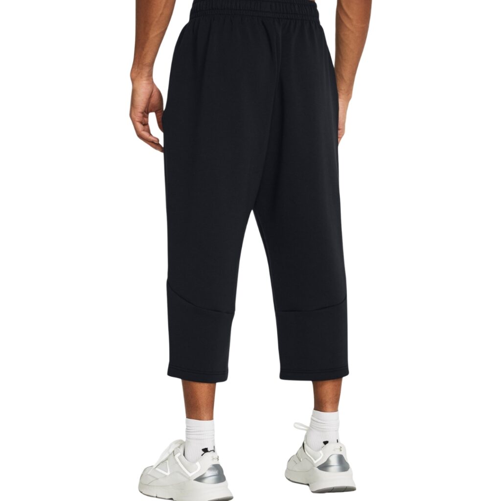 Under Armour Unstoppable Fleece Baggy Crop - Black - immagine 2
