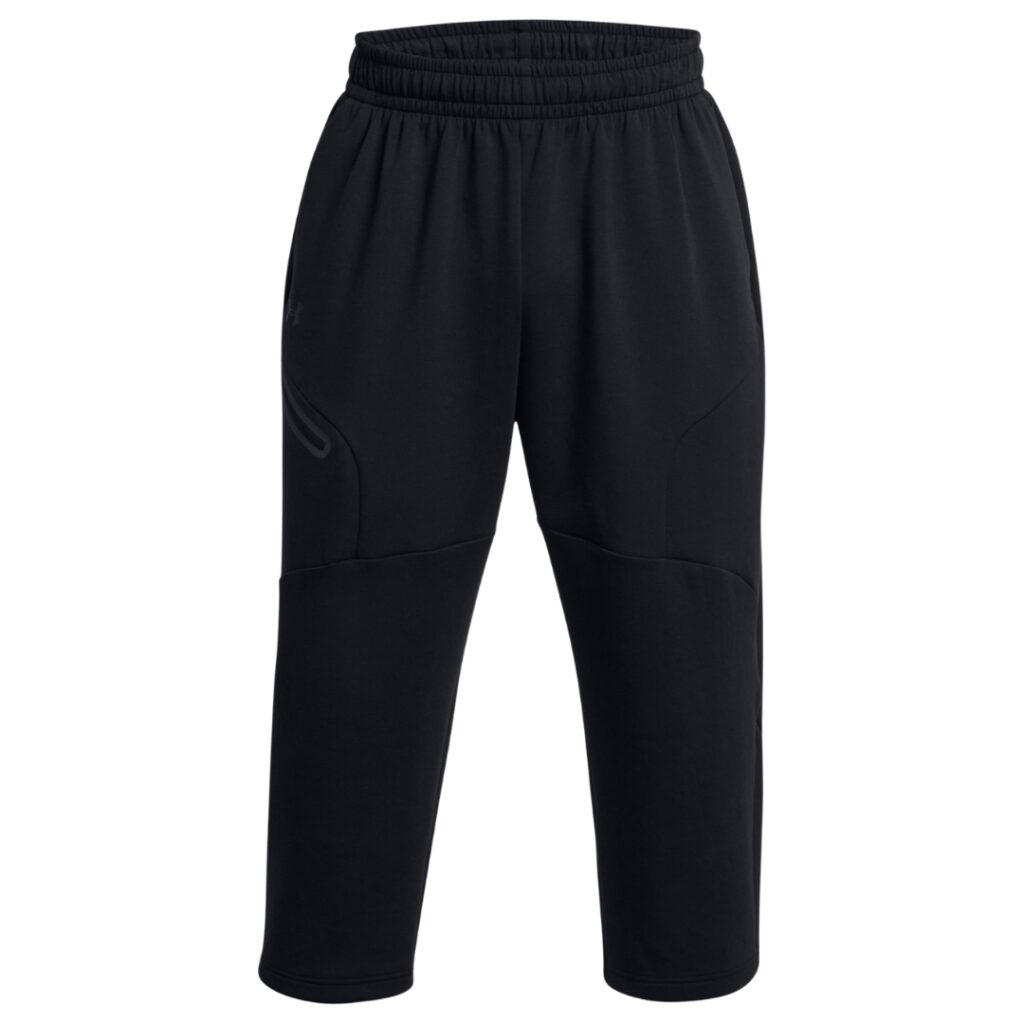 Under Armour Unstoppable Fleece Baggy Crop - Black - immagine 5