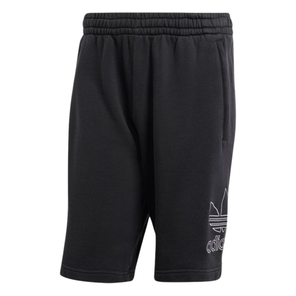 Adidas Adicolor Pantaloncini Trifoglio - Black/White - immagine 5