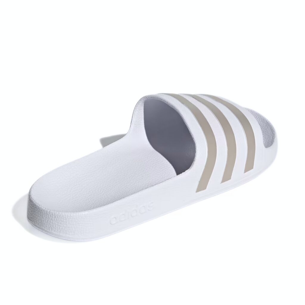 Adidas Adilette Aqua - White/Platinum Metallic - immagine 5