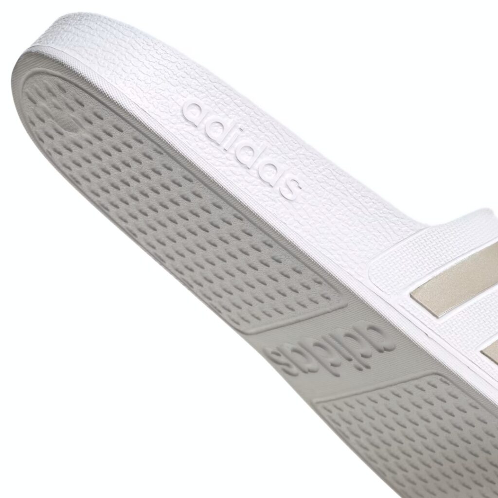 Adidas Adilette Aqua - White/Platinum Metallic - immagine 4