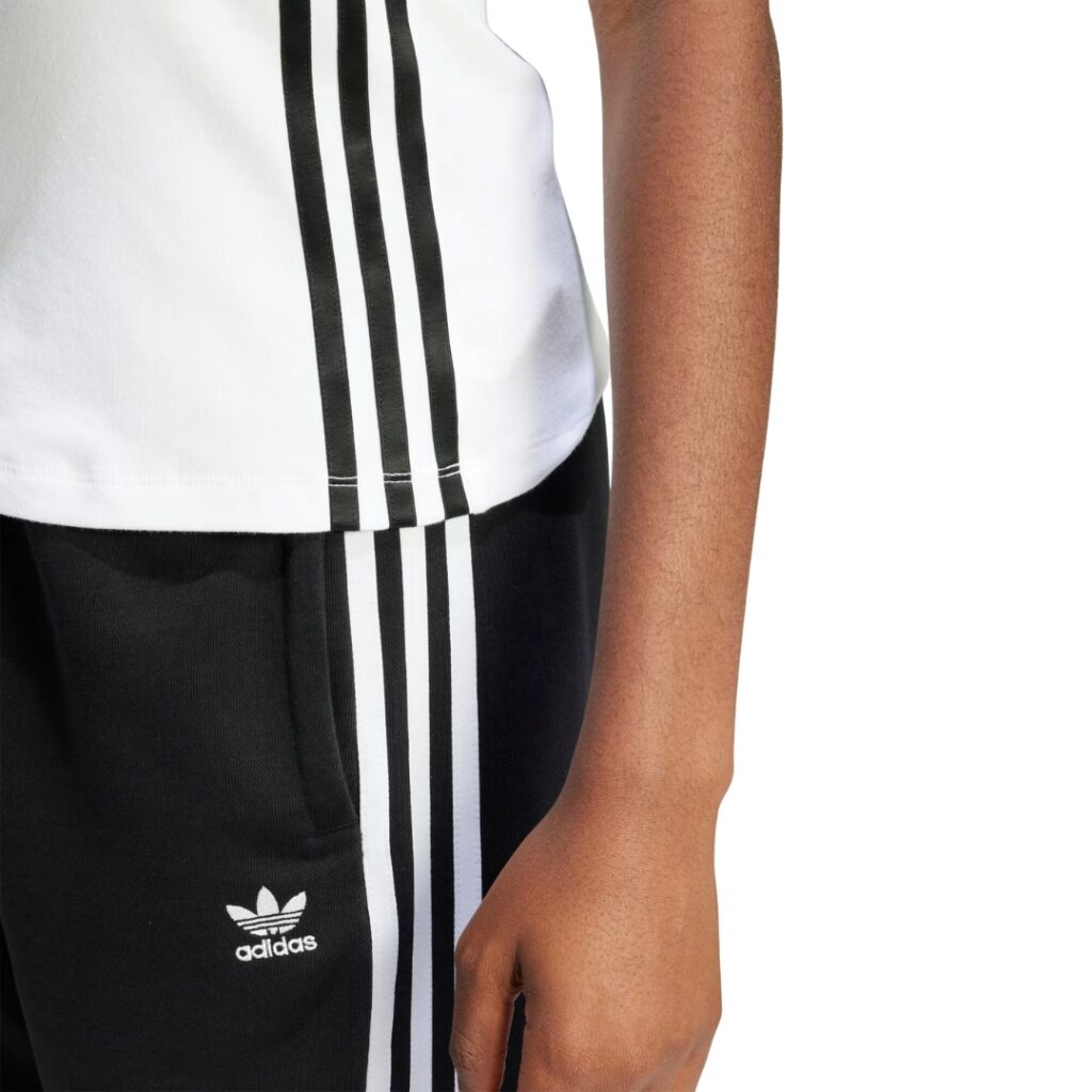 Adidas Canotta 3-Stripes - White/Black - immagine 4