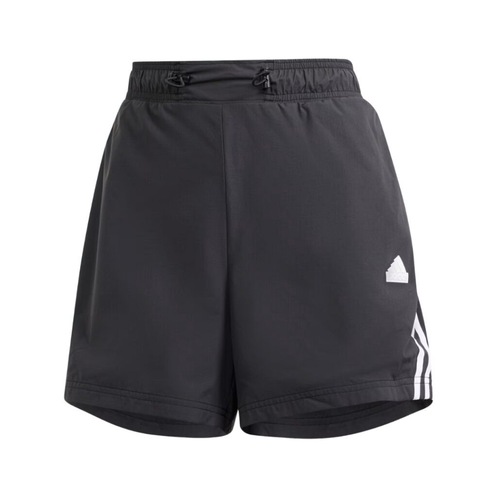 Adidas Future Icons Pantaloncini 3-Stripes - Black/White - immagine 5