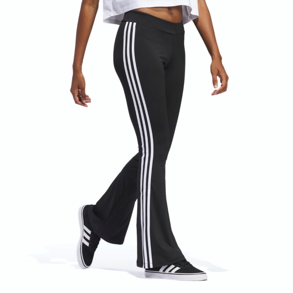 Adidas Leggings Flared - Black/White - immagine 2