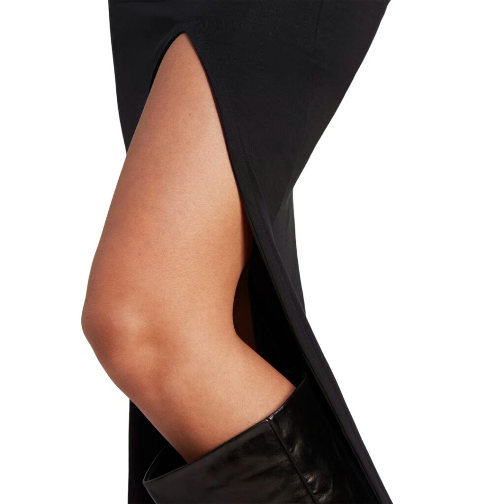Adidas Maxi Vestito Adicolor 3-Stripes - Black/White - immagine 4