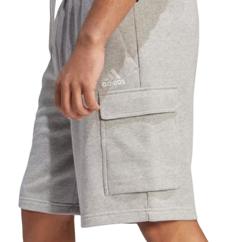 Adidas Pantaloncini Cargo French Terry - Grey - immagine 3