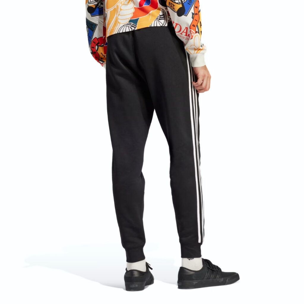 Adidas Pantaloni Adicolor 3-Stripes - Black/White - immagine 2