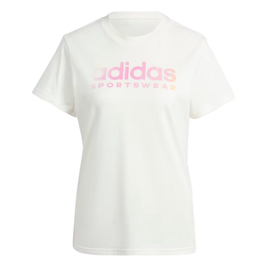 Adidas Sportswear T-Shirt - White/Pink/Orange - immagine 5