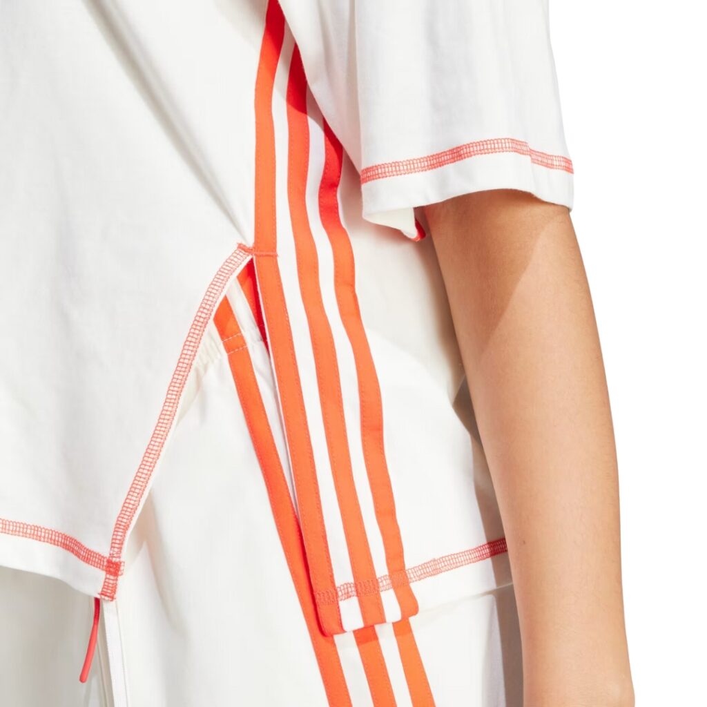 Adidas T-Shirt Da Ballo - Off White/Red - immagine 4