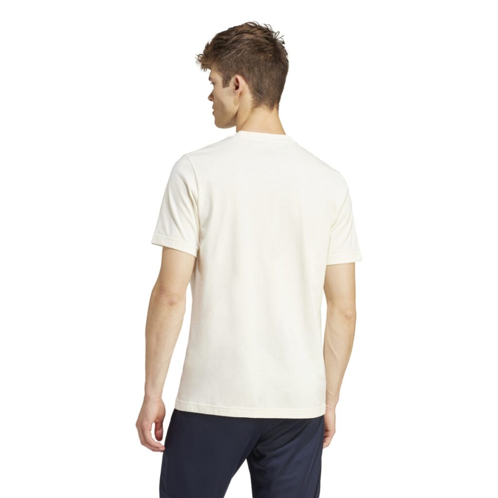Adidas T-Shirt Folded Sportswear - Off White/Red - immagine 2