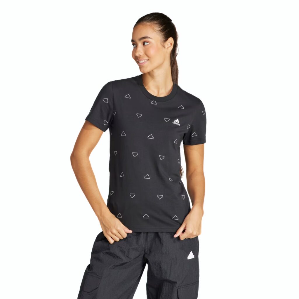 Adidas T-Shirt Monogram - Black/White