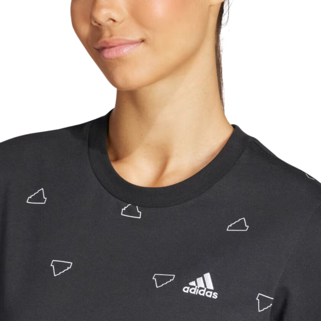 Adidas T-Shirt Monogram - Black/White - immagine 3