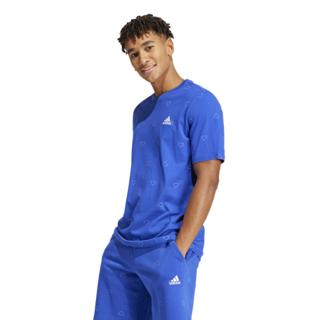 Adidas T-Shirt Monogram - Blue