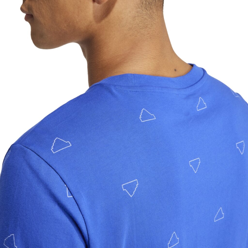 Adidas T-Shirt Monogram - Blue - immagine 4