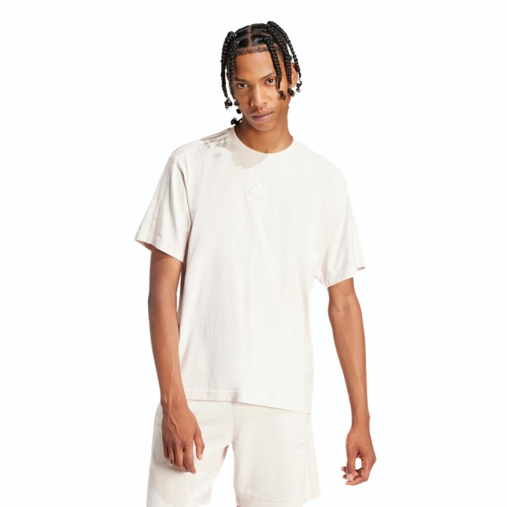Adidas T-shirt ALL SZN 3-Stripes - Putty Mauve