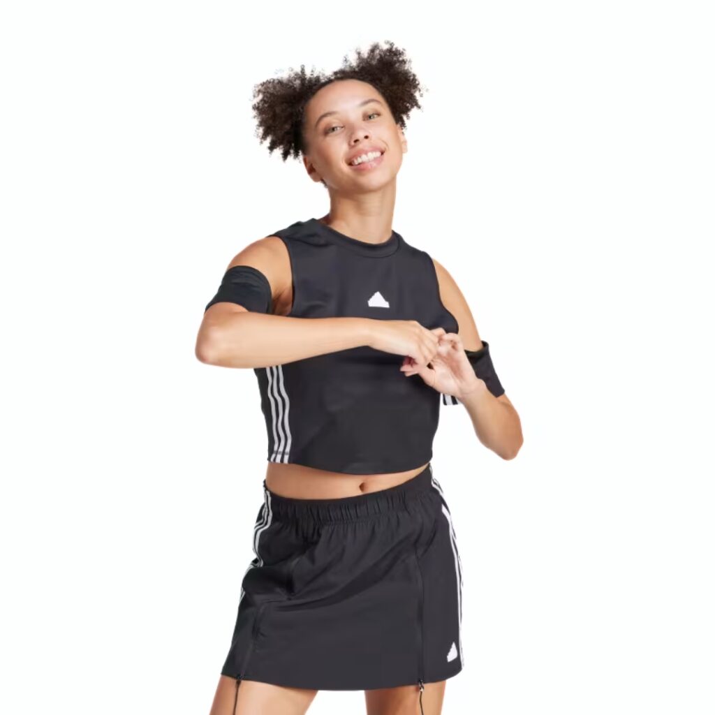 Adidas Top Crop Da Ballo - Black/White