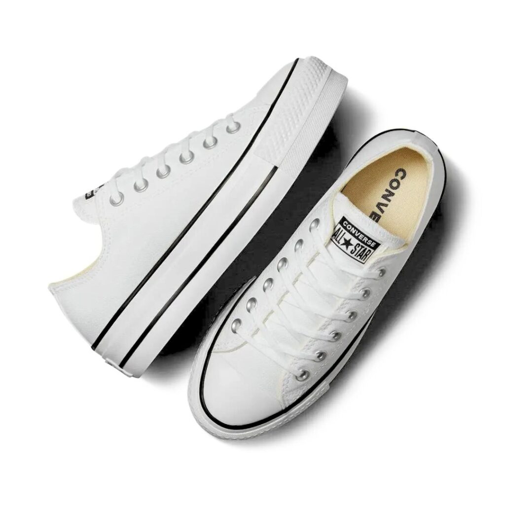 Converse Chuck Taylor All Star Lift Ox - White - immagine 2