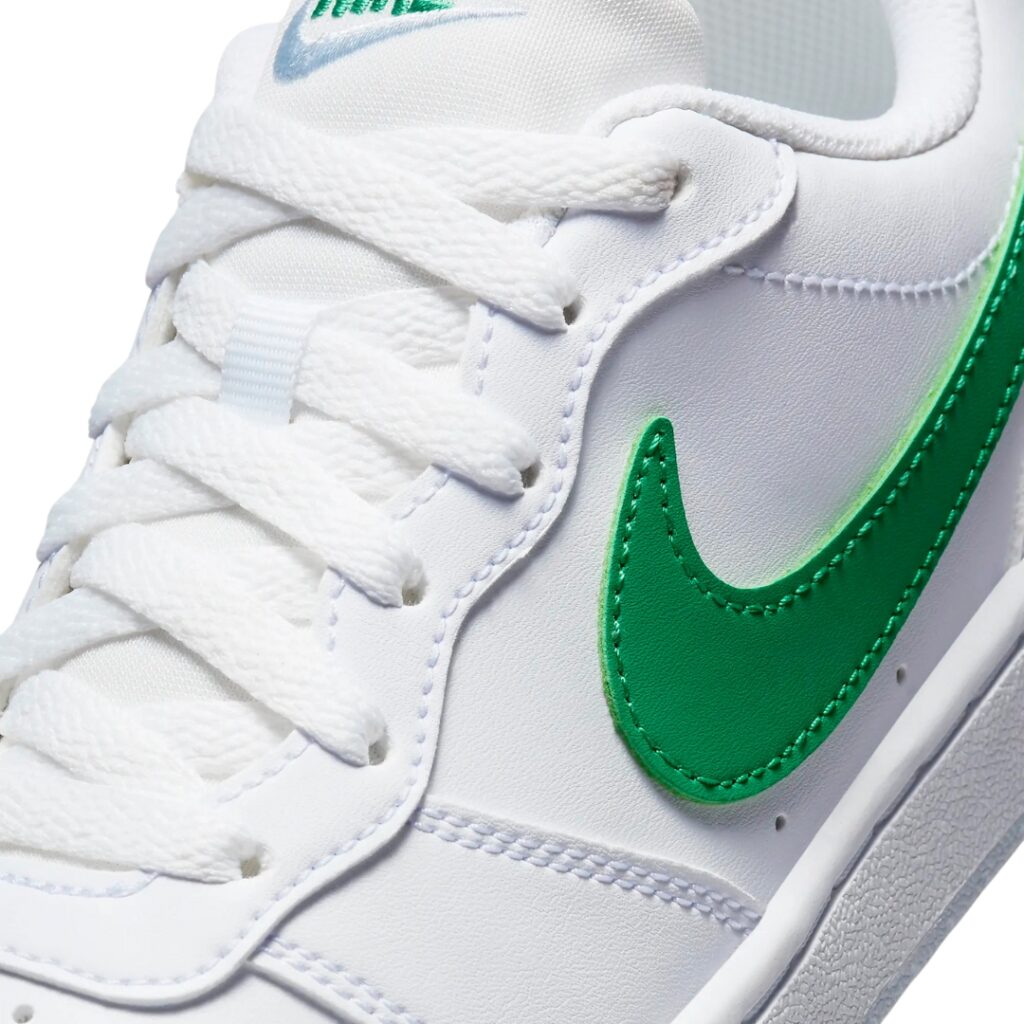 Nike Court Borough Low Recraft (gs) - White/Stadium Green - immagine 3