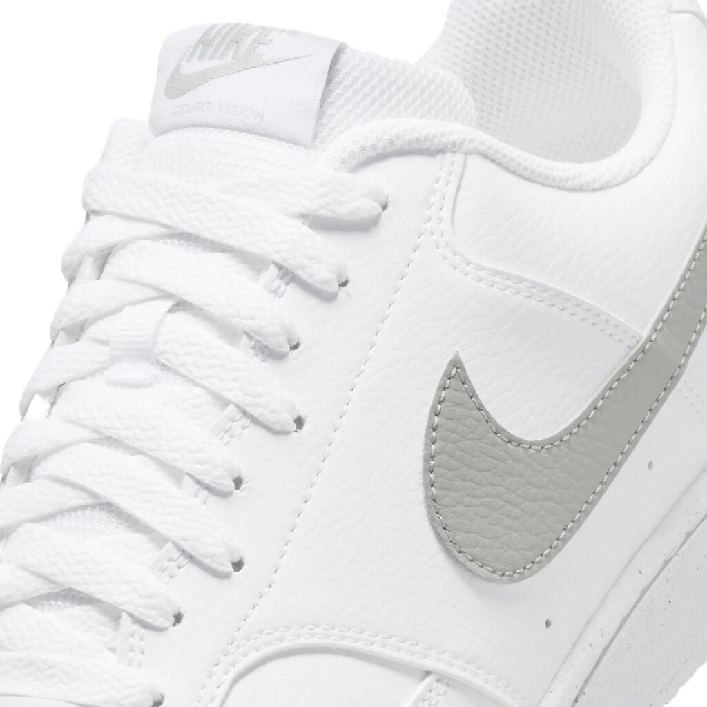 Nike Court Vision Low Next Nature - White/Light Smoke Grey - immagine 3