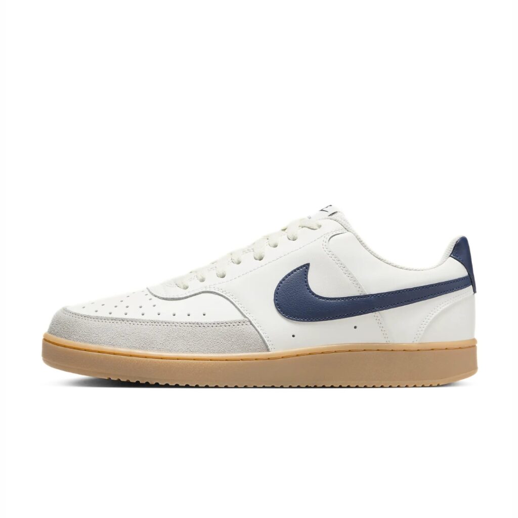 Nike Court Vision Low - Sail/Gum Light Brown/Navy