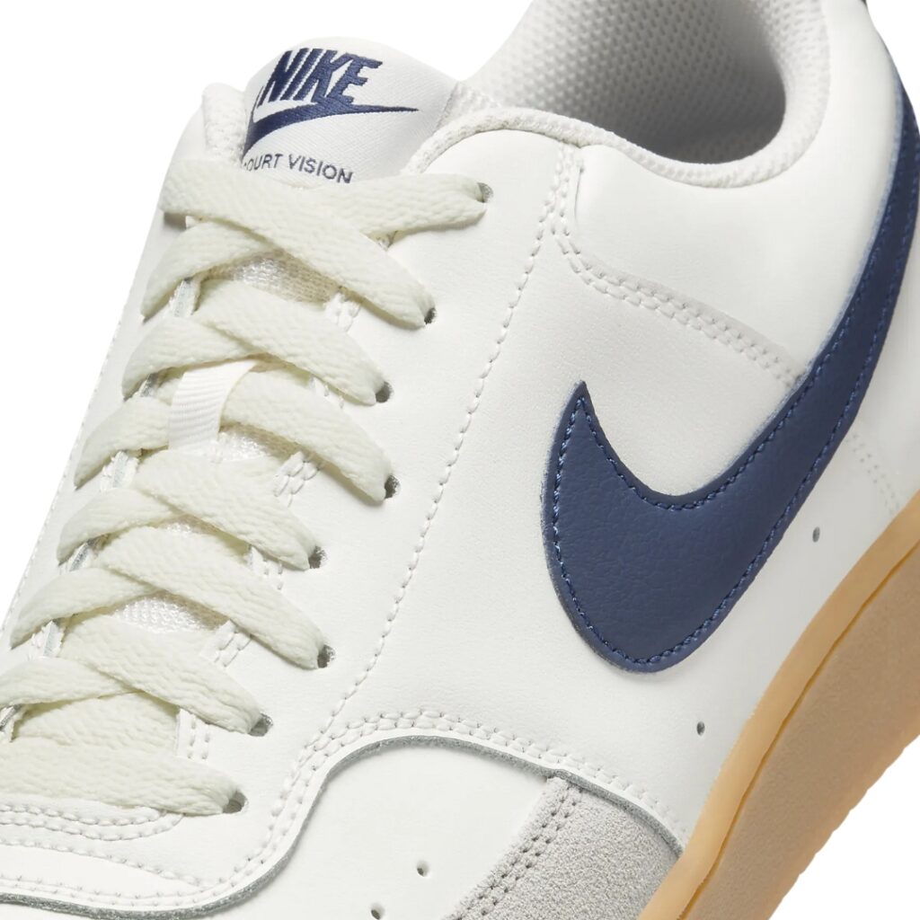 Nike Court Vision Low - Sail/Gum Light Brown/Navy - immagine 4