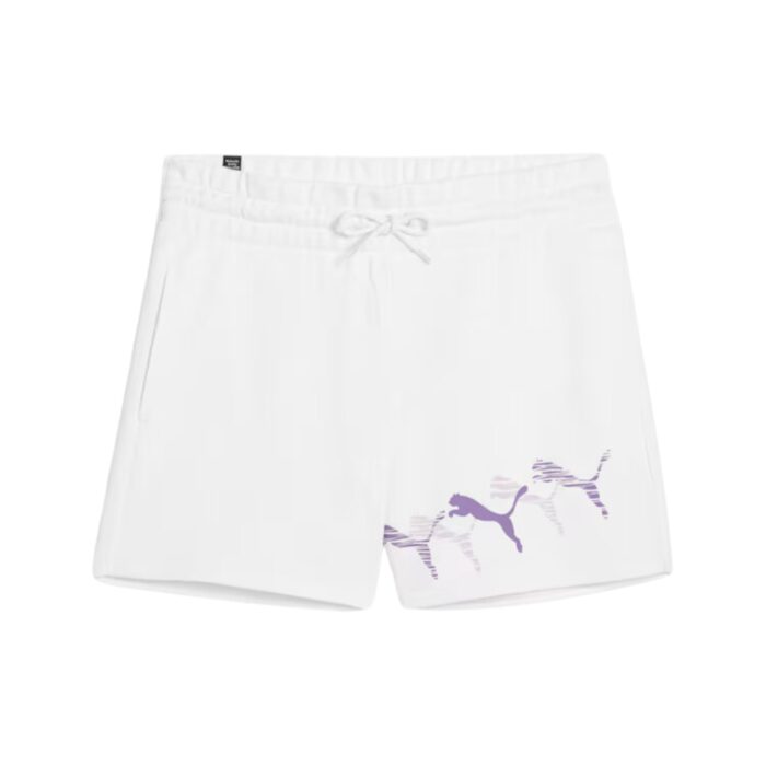Puma LOGO LAB Pantaloncini - White/Purple