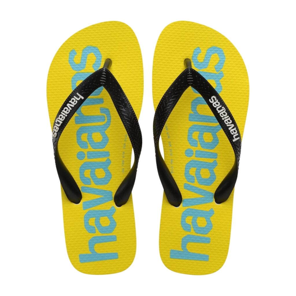 Havaianas TOP LOGOMANIA 2 - Black/Yellow
