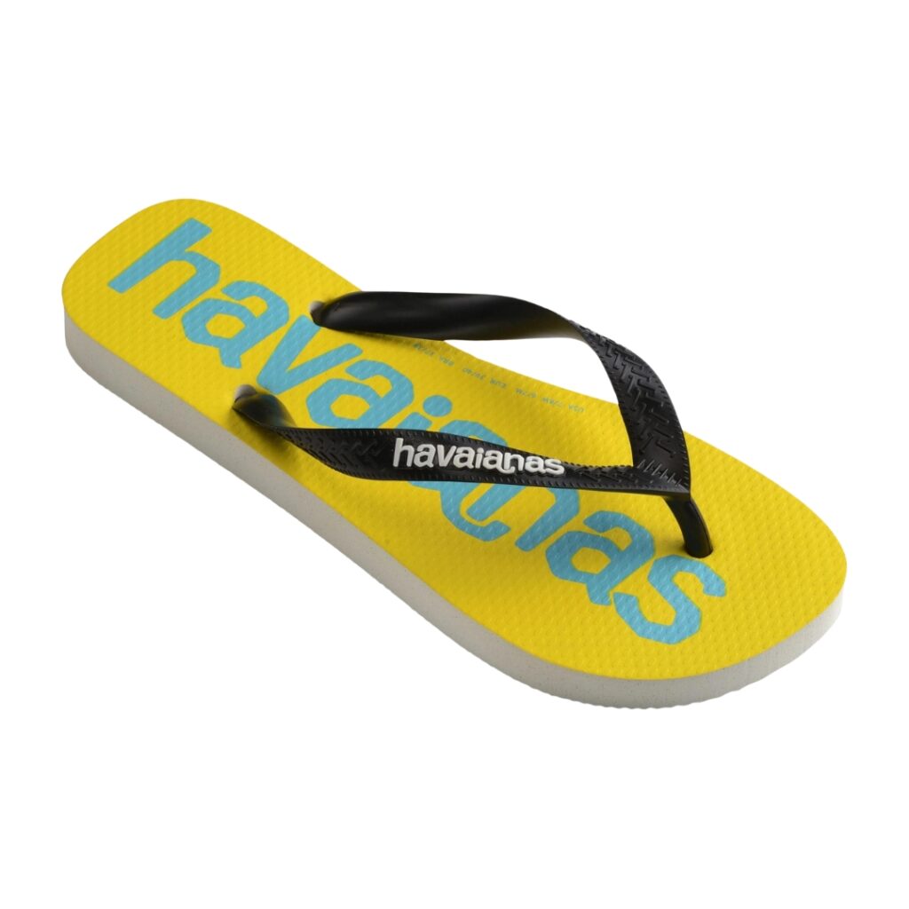 Havaianas TOP LOGOMANIA 2 - Black/Yellow - immagine 2