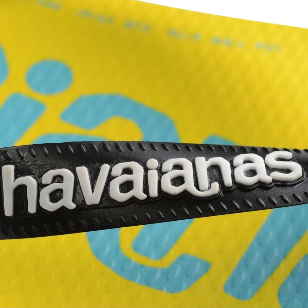 Havaianas TOP LOGOMANIA 2 - Black/Yellow - immagine 4