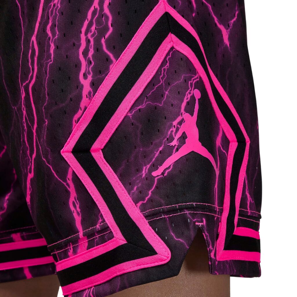 Jordan Dri-FIT Diamond Pantaloncini - Black/Hyper Pink - immagine 4