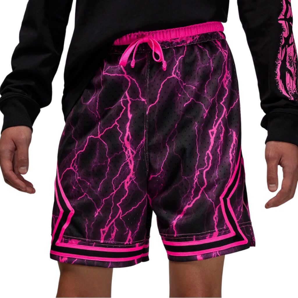 Jordan Dri-FIT Diamond Pantaloncini - Black/Hyper Pink