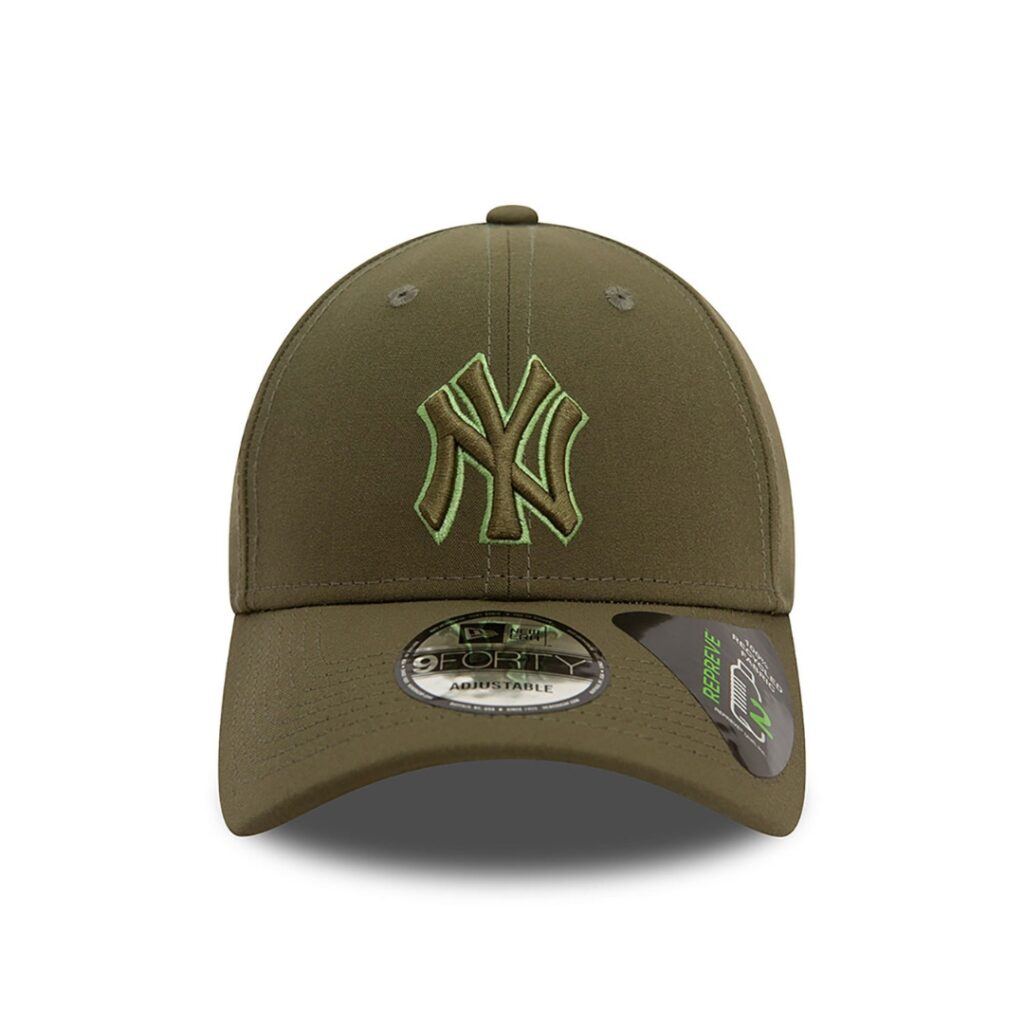 New Era Cappello New York Yankees Repreve Outline - Olive Green - immagine 2