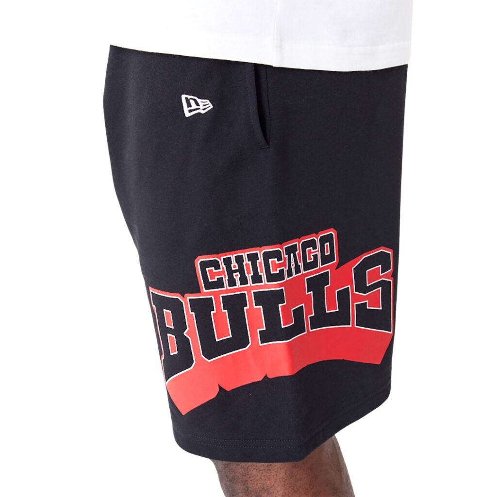 New Era Pantaloncini Chicago Bulls NBA Graphic - Black/Red - immagine 4