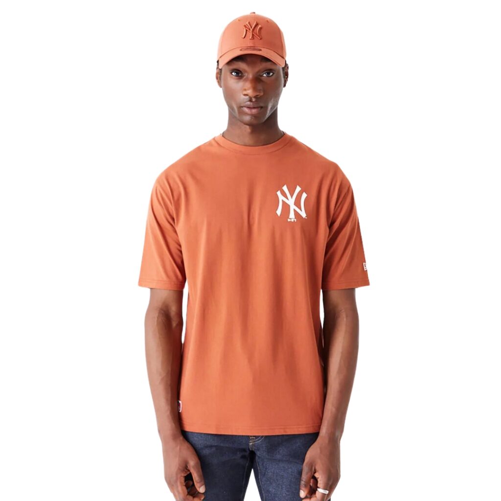 New Era T-Shirt Oversize New York Yankees World Series - Brown