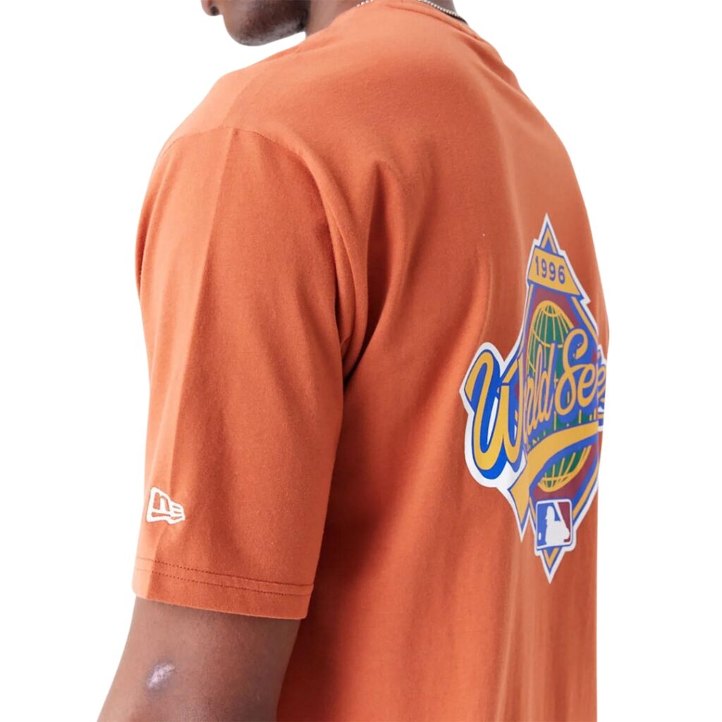 New Era T-Shirt Oversize New York Yankees World Series - Brown - immagine 3