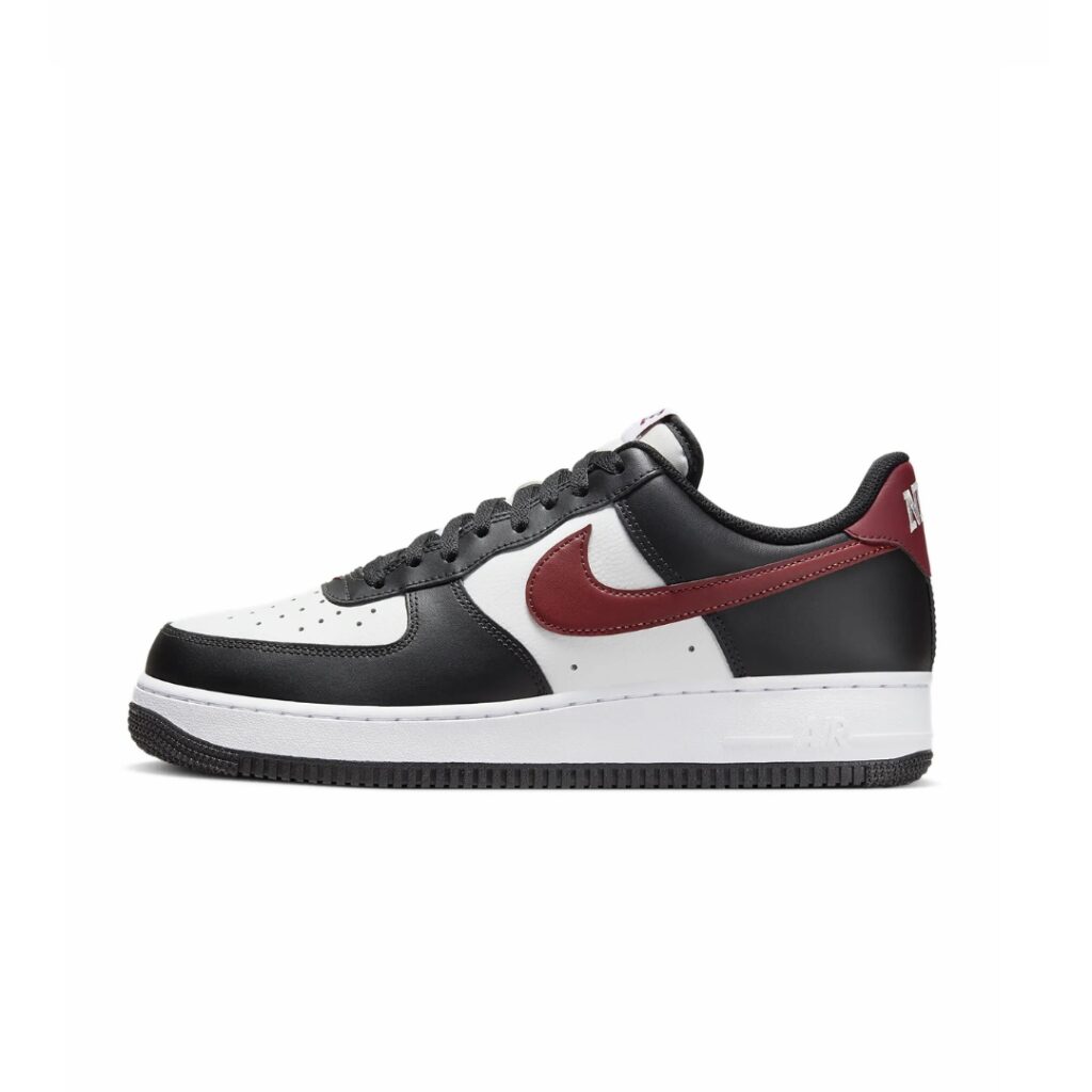 Nike Air Force 1 '07 - Black/White/Dark Team Red