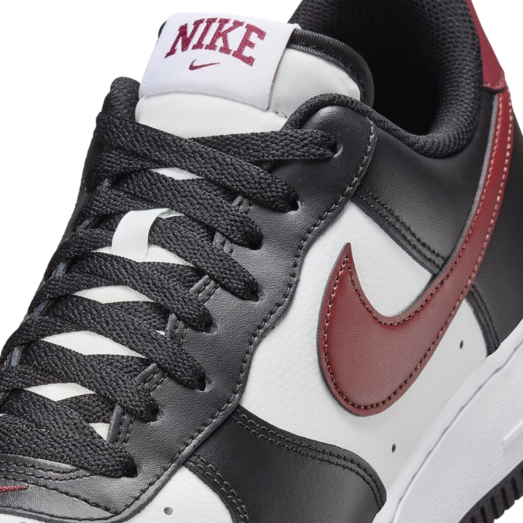 Nike Air Force 1 '07 - Black/White/Dark Team Red - immagine 5