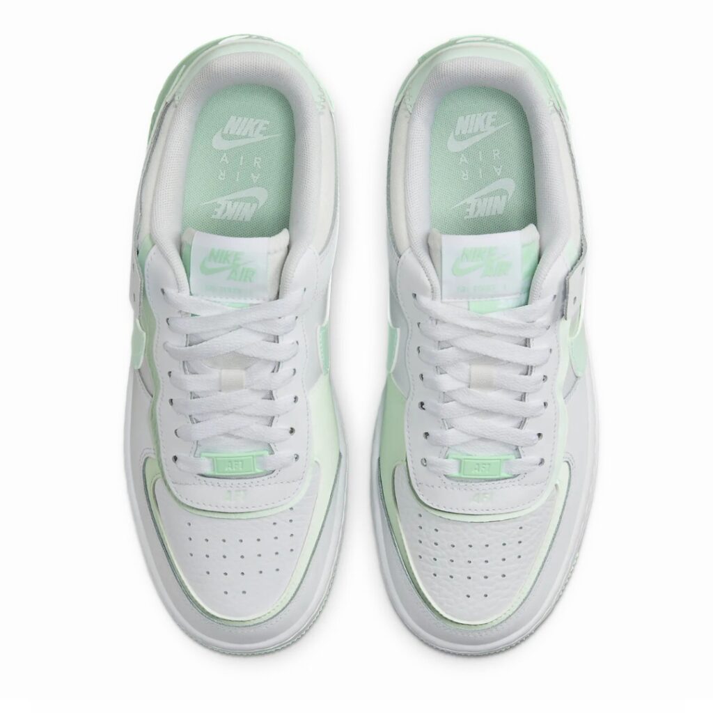 Nike Air Force 1 Shadow - White/Barely Green/Mint Foam - immagine 4