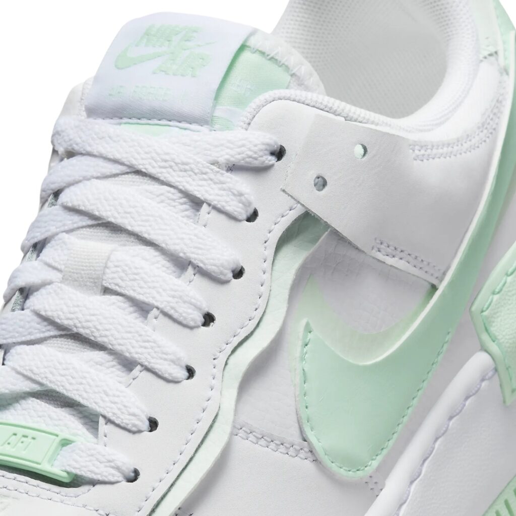 Nike Air Force 1 Shadow - White/Barely Green/Mint Foam - immagine 5