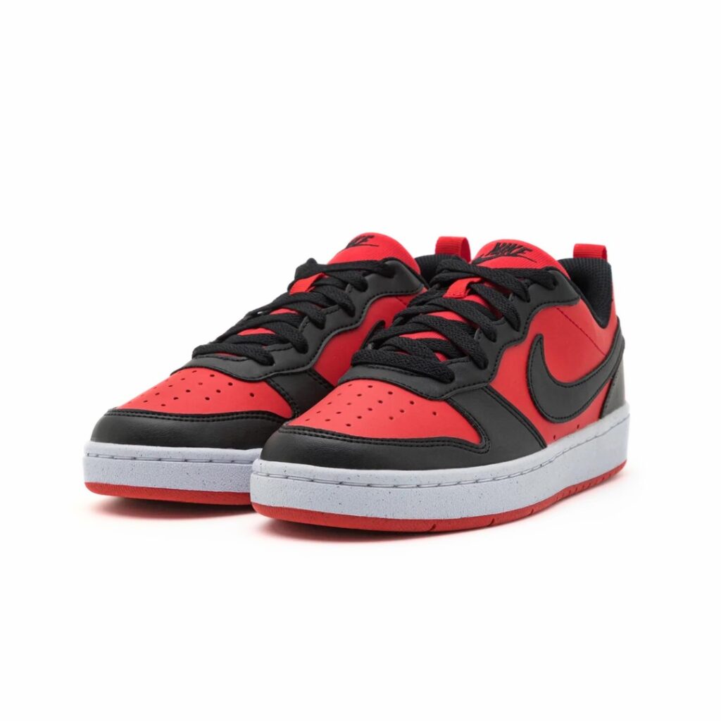 Nike Court Borough Low Recraft (gs) - Red/Black - immagine 2