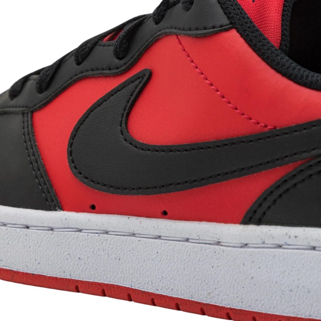Nike Court Borough Low Recraft (gs) - Red/Black - immagine 3