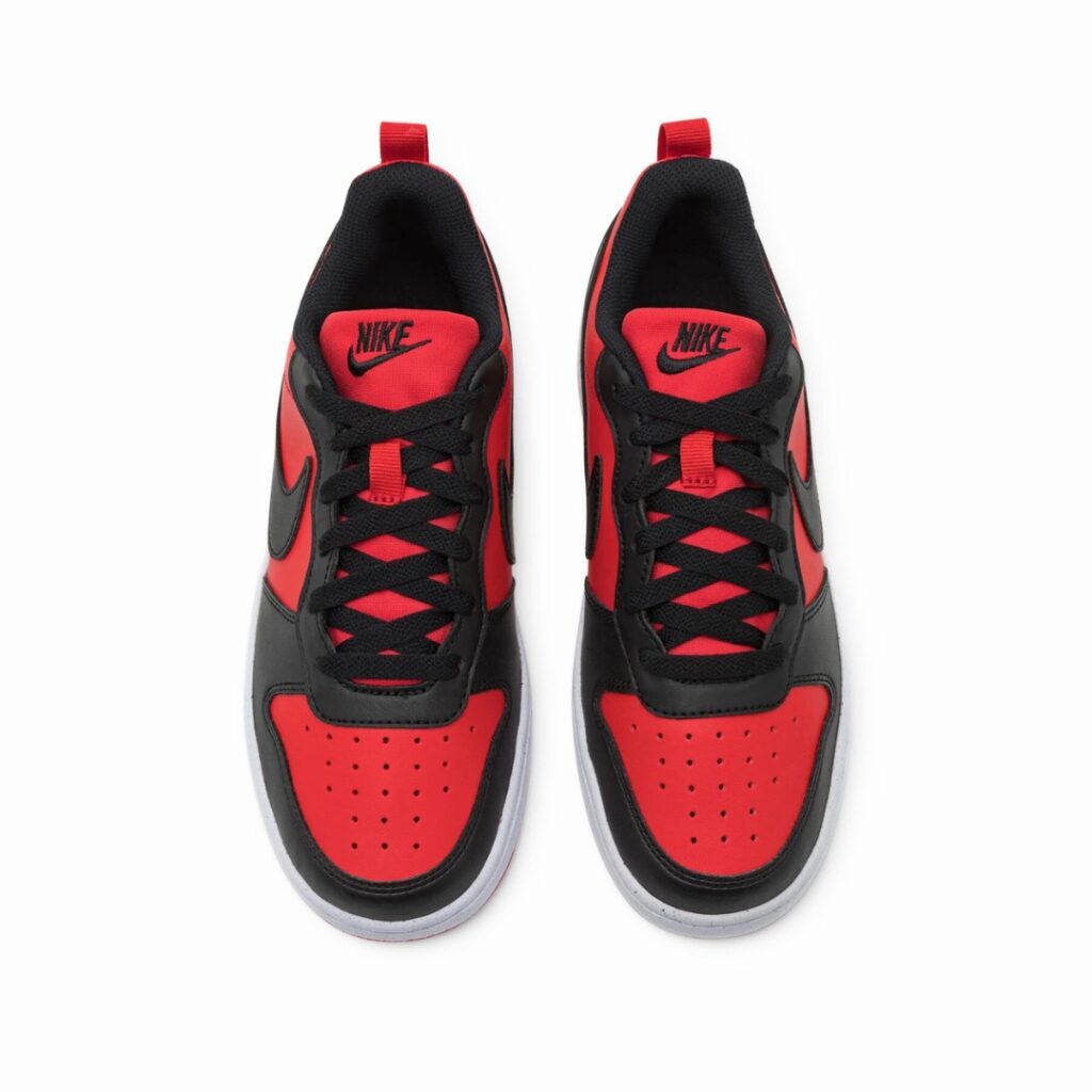 Nike Court Borough Low Recraft (gs) - Red/Black - immagine 4