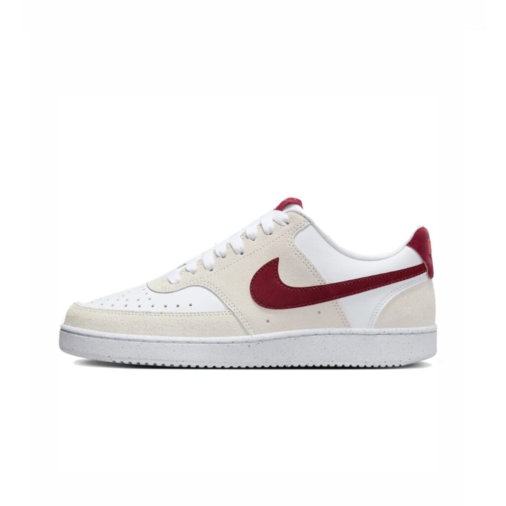 Nike Court Vision Low - White/Team Red/Adobe