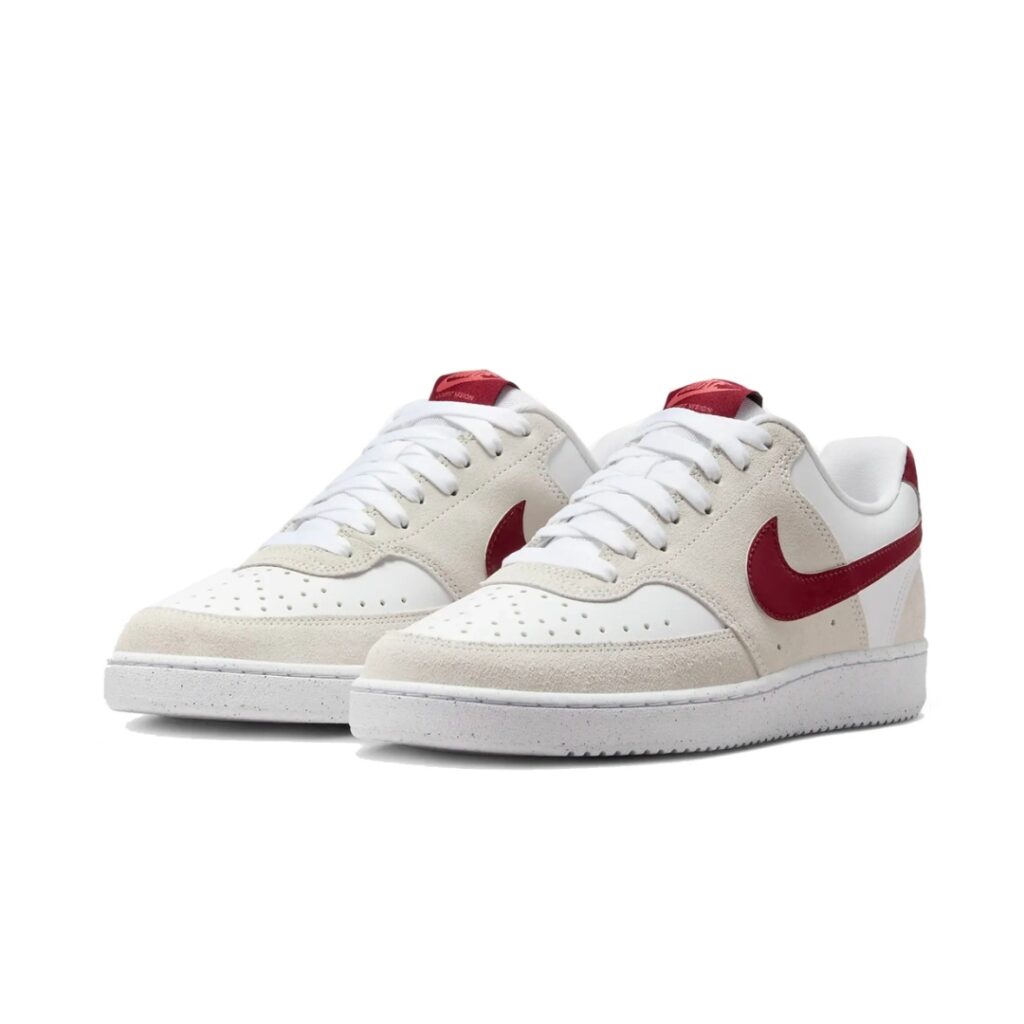 Nike Court Vision Low - White/Team Red/Adobe - immagine 2