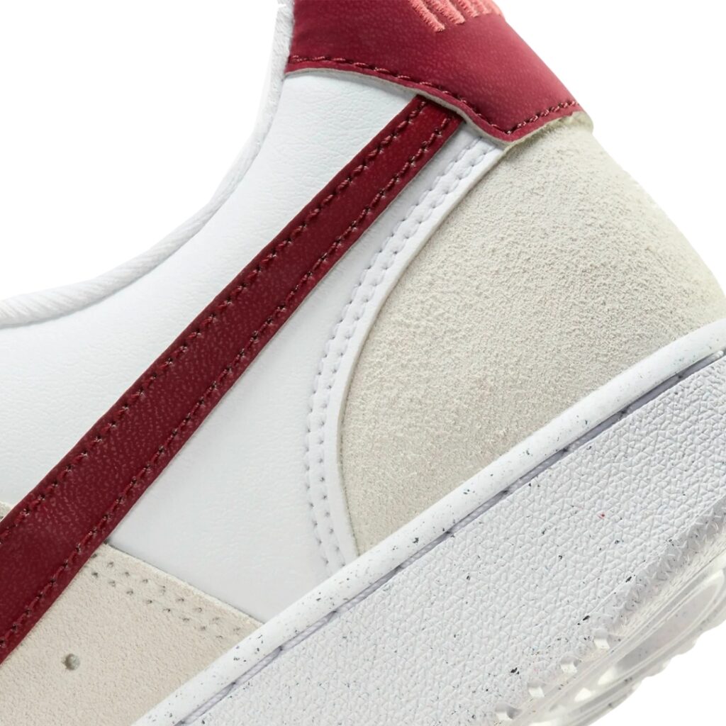 Nike Court Vision Low - White/Team Red/Adobe - immagine 4