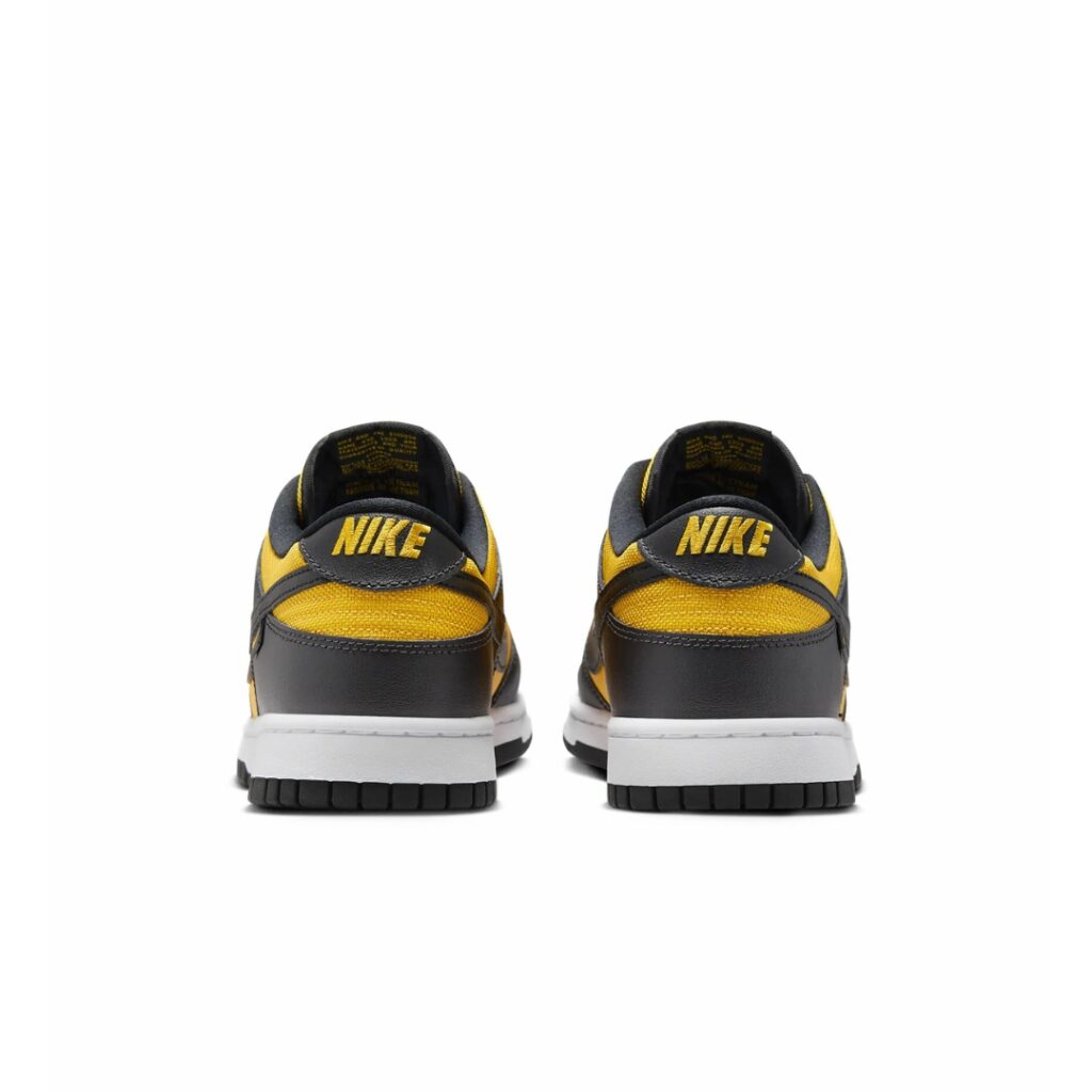 Nike Dunk Low - Black/White/University Gold - immagine 4